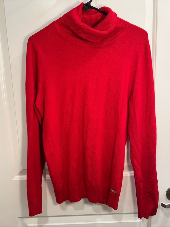 Calvin Klein Sweaters - Calvin Klein Red Turtleneck Sweater